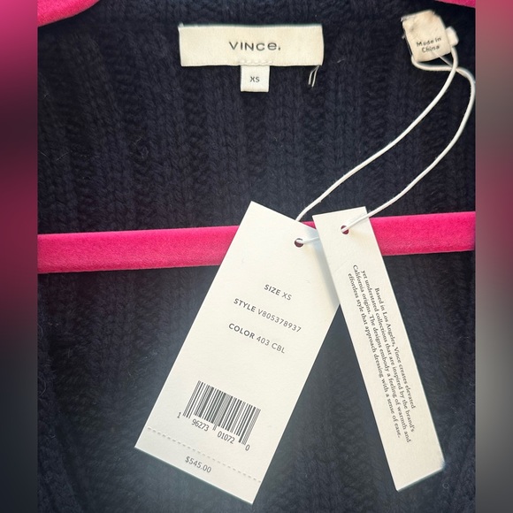 Vince Rib Transfer Zip Up - Picture 12 of 15